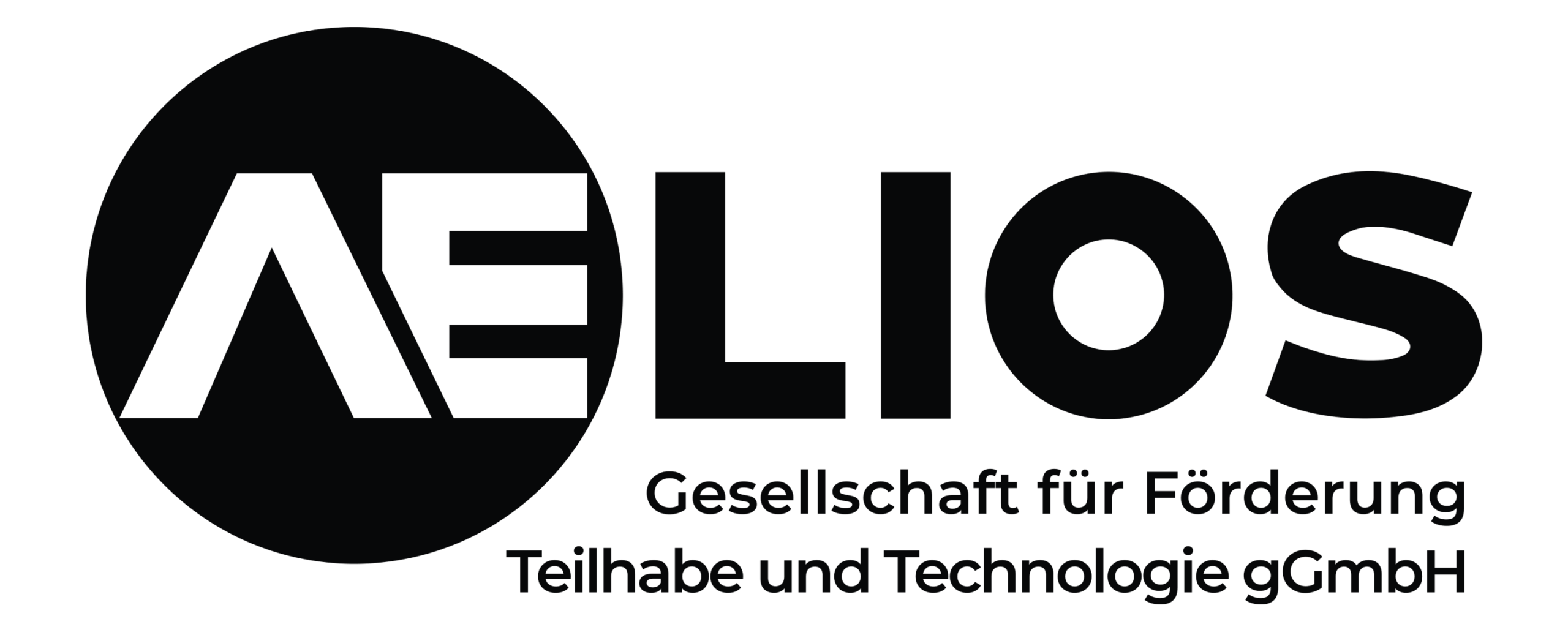 Logo, A,E,L,I,O,S. Gesellschaft für Förderung, Teilhabe und Technologie. Gemeinnützige GmbH